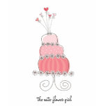 Pink Wedding Cake Fun Custom Your Own T-shirt