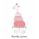 Pink Wedding Cake Fun Custom Your Own T-shirt by fat_fa_tin Pink Wedding Cake Fun Custom Your Own T-shirt