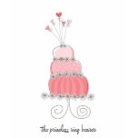 Pink Wedding Cake Fun Custom Your Own T-shirt