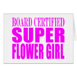 Pink Wedding Favors & Thanks : Super Flower Girl cards
