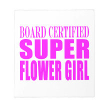 Pink Wedding Favors & Thanks : Super Flower Girl Scratch Pads