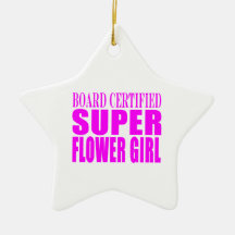 Pink Wedding Favors & Thanks : Super Flower Girl Christmas Tree Ornaments