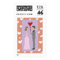 Pink Wedding postage by jsoh Pink Wedding postage