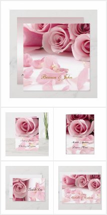 Pink Wedding Roses