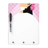 Pink Wedding To-Do List Dry Erase Board
