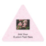 Pink Weigela Flowers. On pink. Stickers