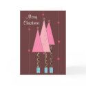 Pink Whimsical Trees cards