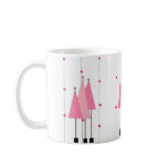 Pink Whimsical Trees Coffee Mug