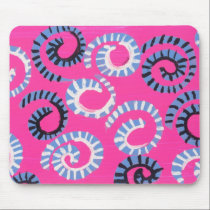 Pink Whirl mousepads
