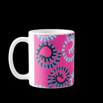 Pink Whirl mugs