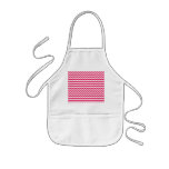 Pink white chevrons apron