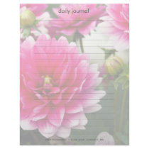 Pink & White Dahlia letterhead