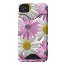 Pink/White Delicate Floral Iphone 4S Case Id Iphone 4 Cover