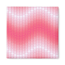 Pink white dot wave magnets by christigmc Pink white dot wave magnets