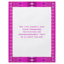 pink white flyers