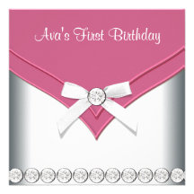 Year  Girl Birthday Party Ideas on 2nd Birthday Invitations  1100  2nd Birthday Announcements   Invites