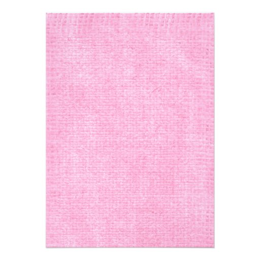 Pink & White Rustic Burlap Wedding Invitations