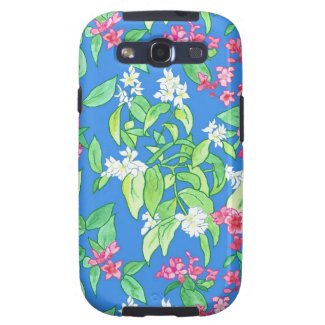 Pink, White Spring Blossom Samsung Galaxy S3 Case