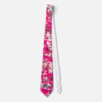 Pink & White Stars - Scenester Neck Ties by Scenester_Ties Pink & White Stars - Scenester Neck Ties