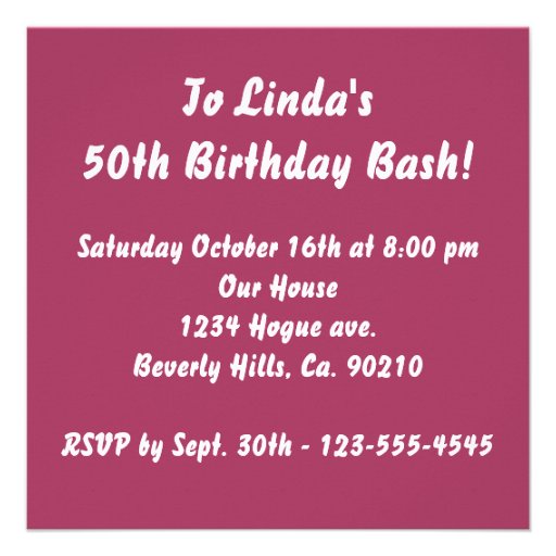 Pink & White Vintage Car Birthday Bash Custom Invites