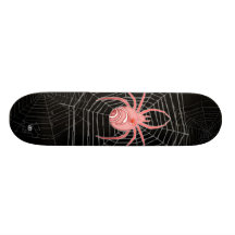 Pink Widow Web Skateboard Deck