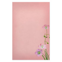 Pink Wildflower Wedding Customized Stationery