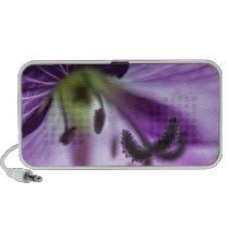 Pink Willowherb Flower Art portable Doodle speaker speakers
