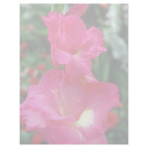 Pink Wind Song Gladiolus flowers Personalized Letterhead