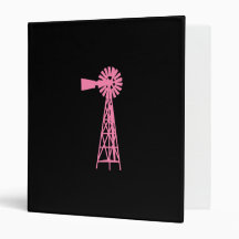 Pink Windmill.png Vinyl Binders