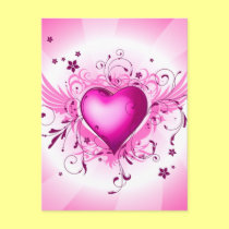 Pink Wings postcards