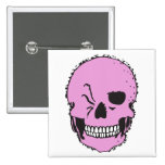 pink winking skull