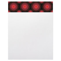 Pink Wispy Hippy Mandala Letterhead Design