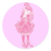 Pink Witch stickers