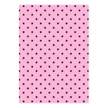 Pink with little black stars. business cards