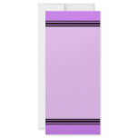 pink with purple black lines rack cards