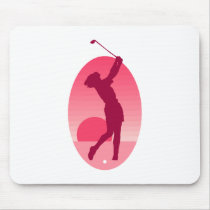 Pink Women's Golf mousepads