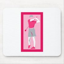 Pink Women's Golf mousepads