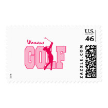 Pink Women's Golf postage by shopaholicchick Pink Women's Golf postage