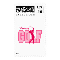 Pink Women's Golf postage by shopaholicchick Pink Women's Golf postage
