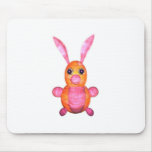 Pink wood rabbits by Valxart.com Mouse Pads