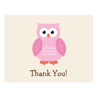 Owl Thank You Cards | Zazzle