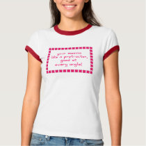 Pink Writing Shirts