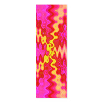 pink yellow bookmarks business cards