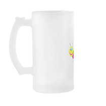 pink yellow caterpillar mugs
