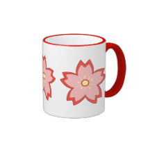 Pink & Yellow Flower Coffee Mug