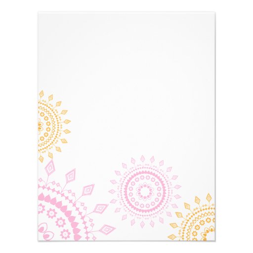 Pink & Yellow Namkaran Baby Naming Invitations