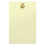 Pink Yellow Vintage Roses Stationery