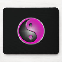 pink yin and yang mousepads by bashaa pink yin and yang mousepads