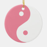 Pink Yin & Yang ornament