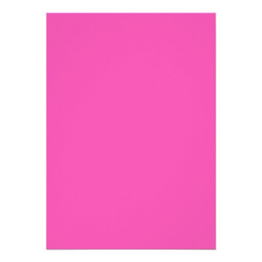 Pink Zebra 5x7 Baby Shower Invitation